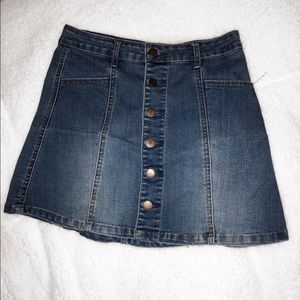 American rag jean skirt